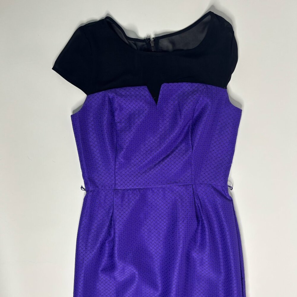 Purple and black office Kensie dress